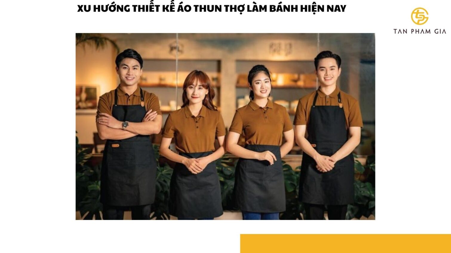 Áo thun đồng phục thợ làm bánh