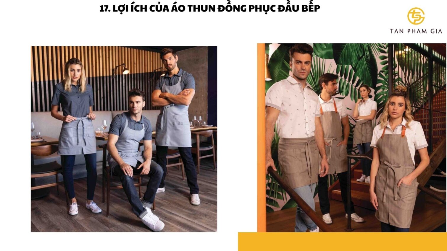 Áo thun đồng phục đồng bếp