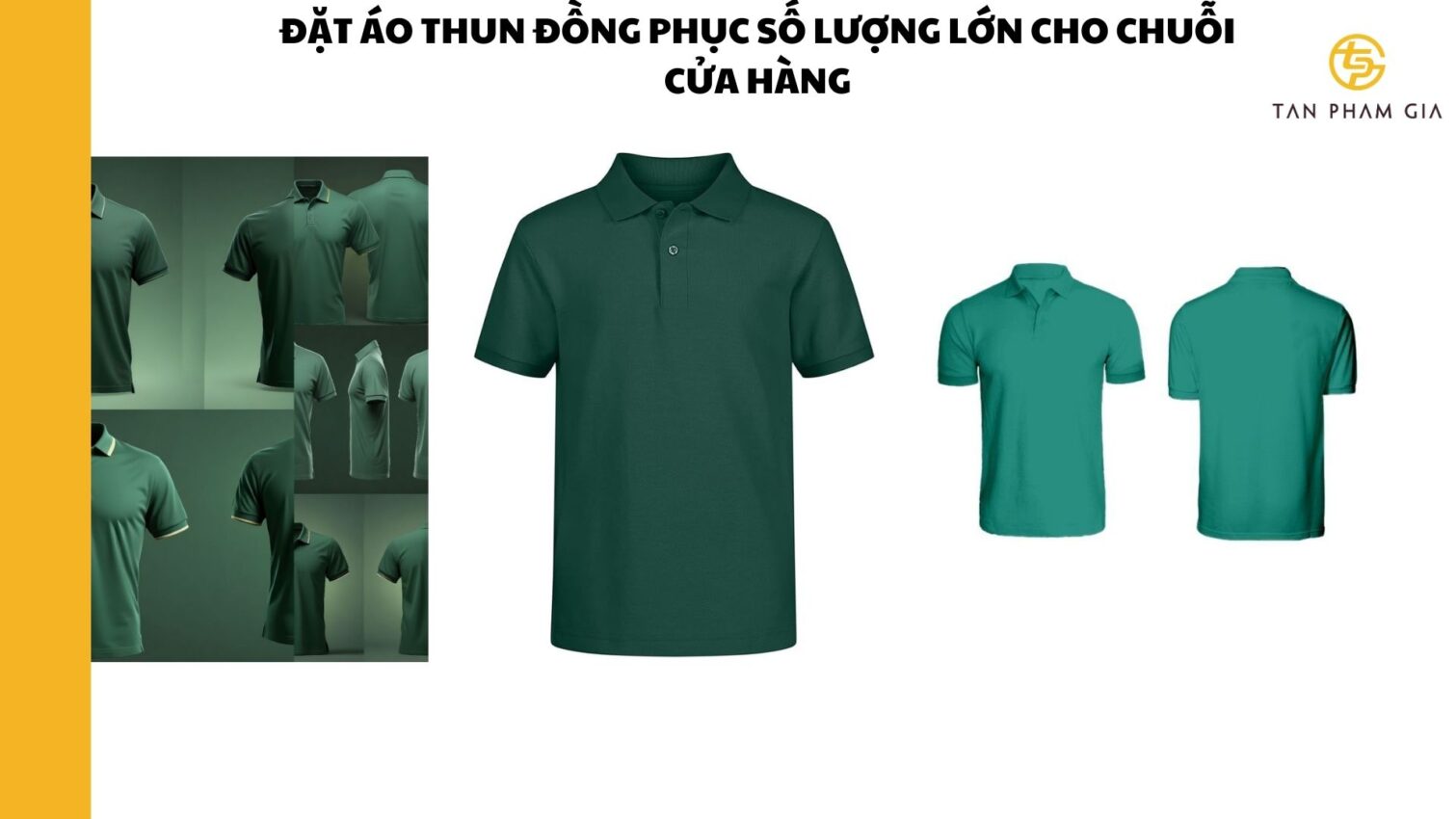 Áo thun đồng phục thu ngân