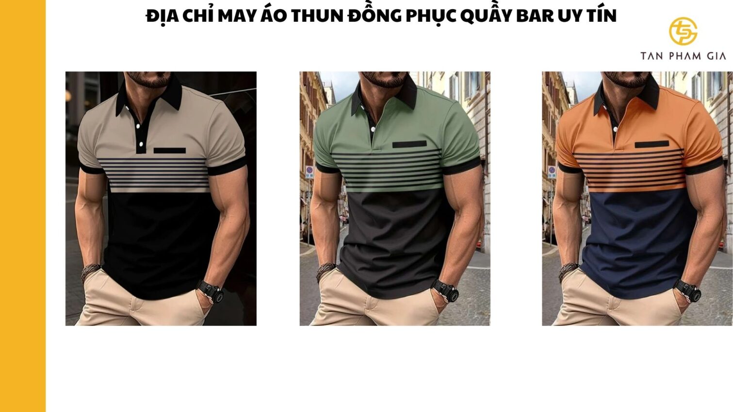Áo thun đồng phục quầy bar