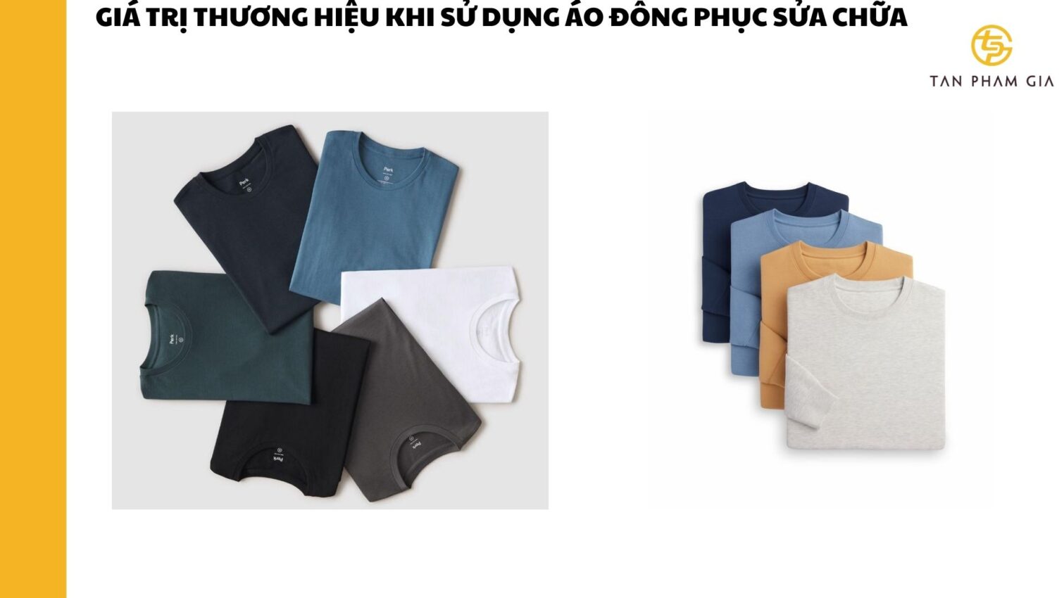 Áo thun đồng phục sửa chữa