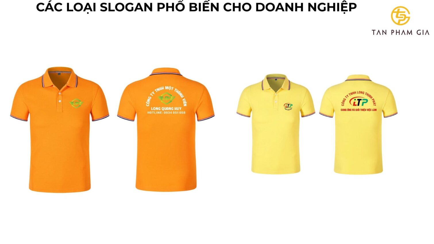 In áo thun đồng phục in theo slogan