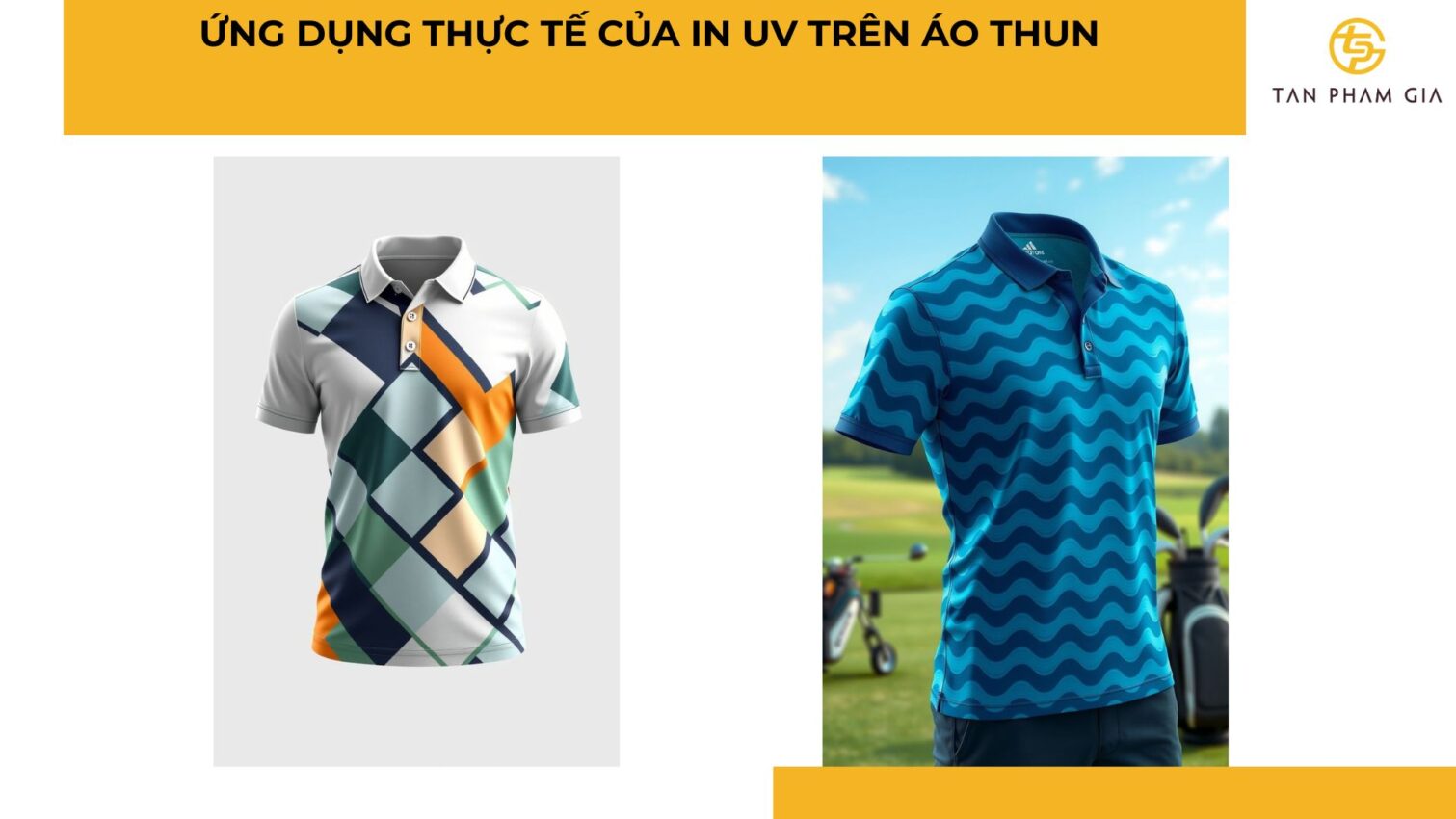In áo thun đồng phục kỹ thuật in UV