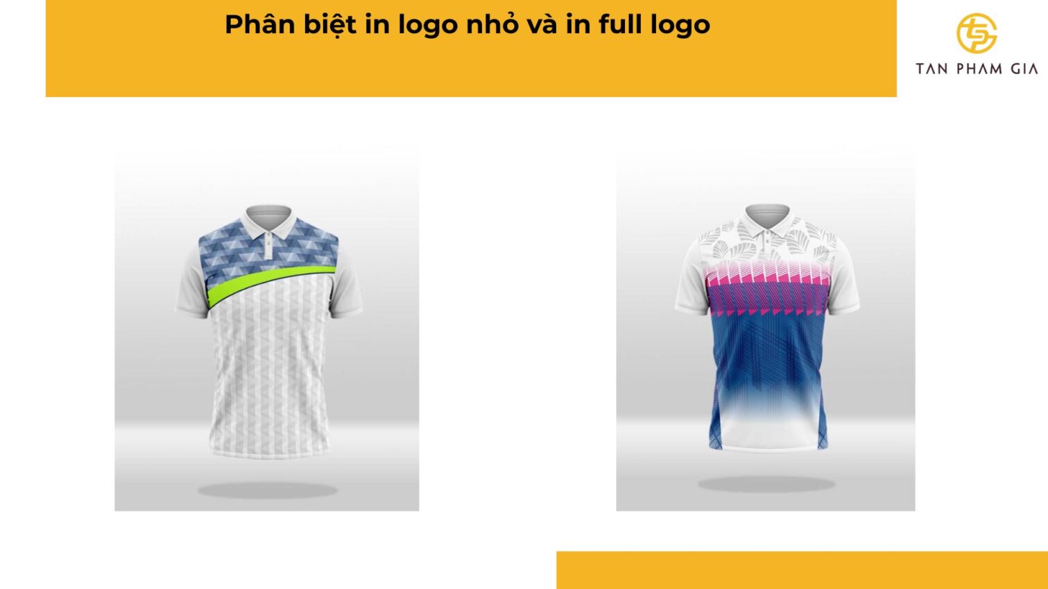 In áo thun đồng phục full logo