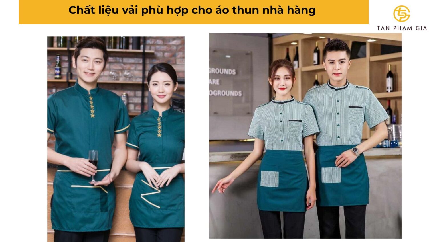 In áo thun đồng phục cho nhà hàng