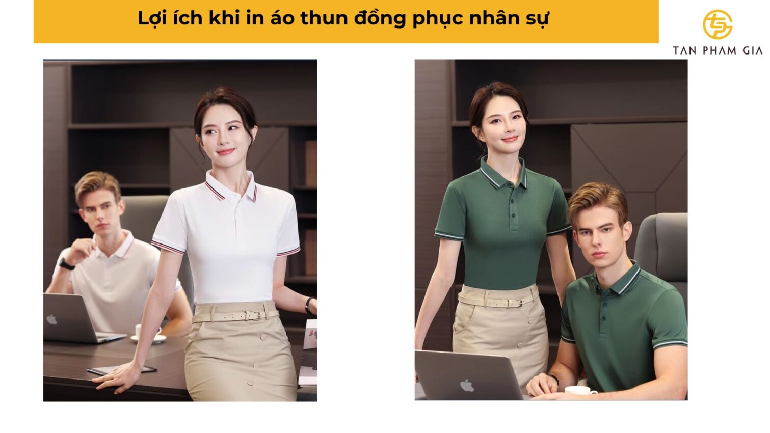 in áo thun đồng phục cho nhân sự