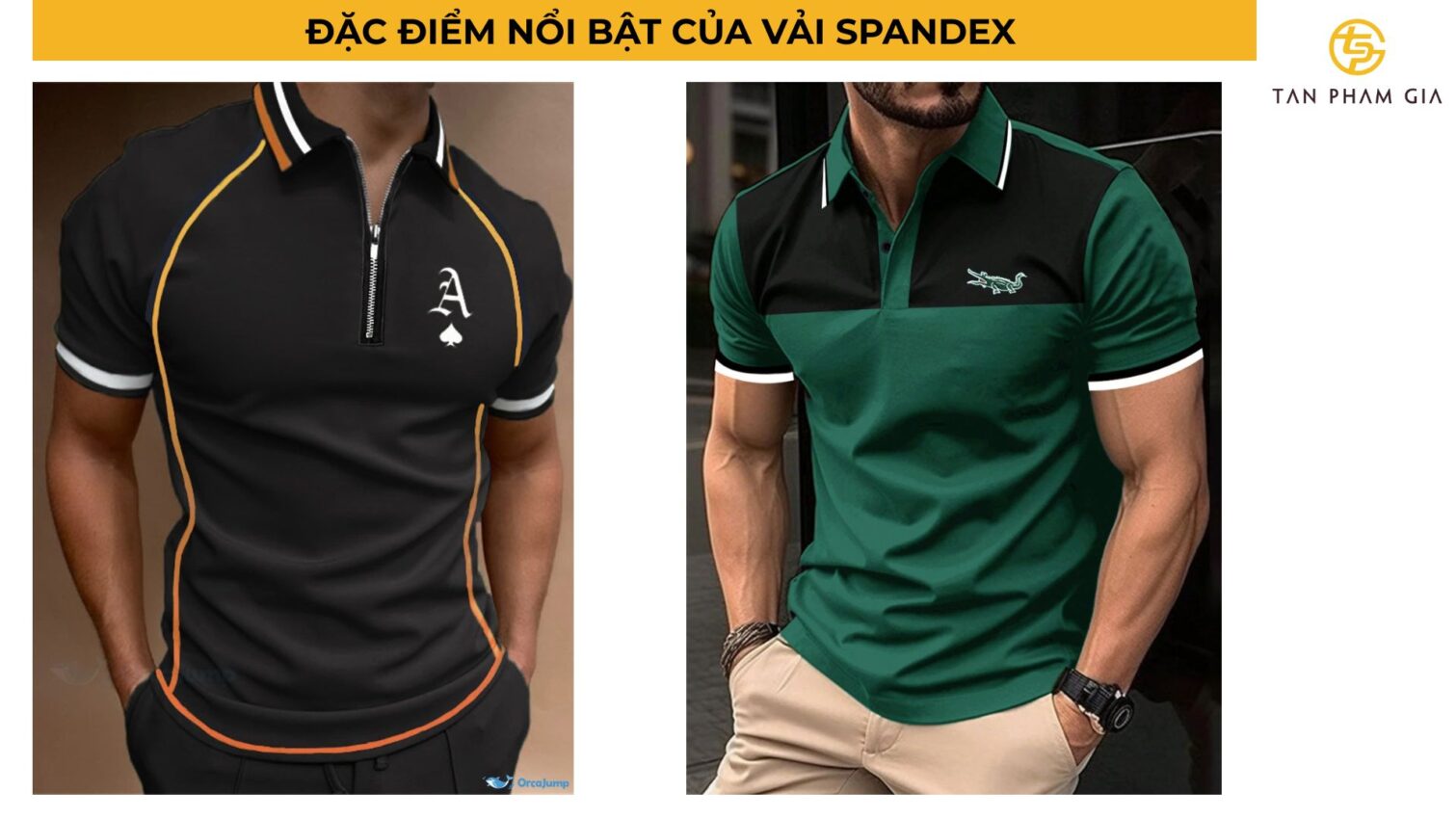 Áo thun đồng phục chất liệu spandex