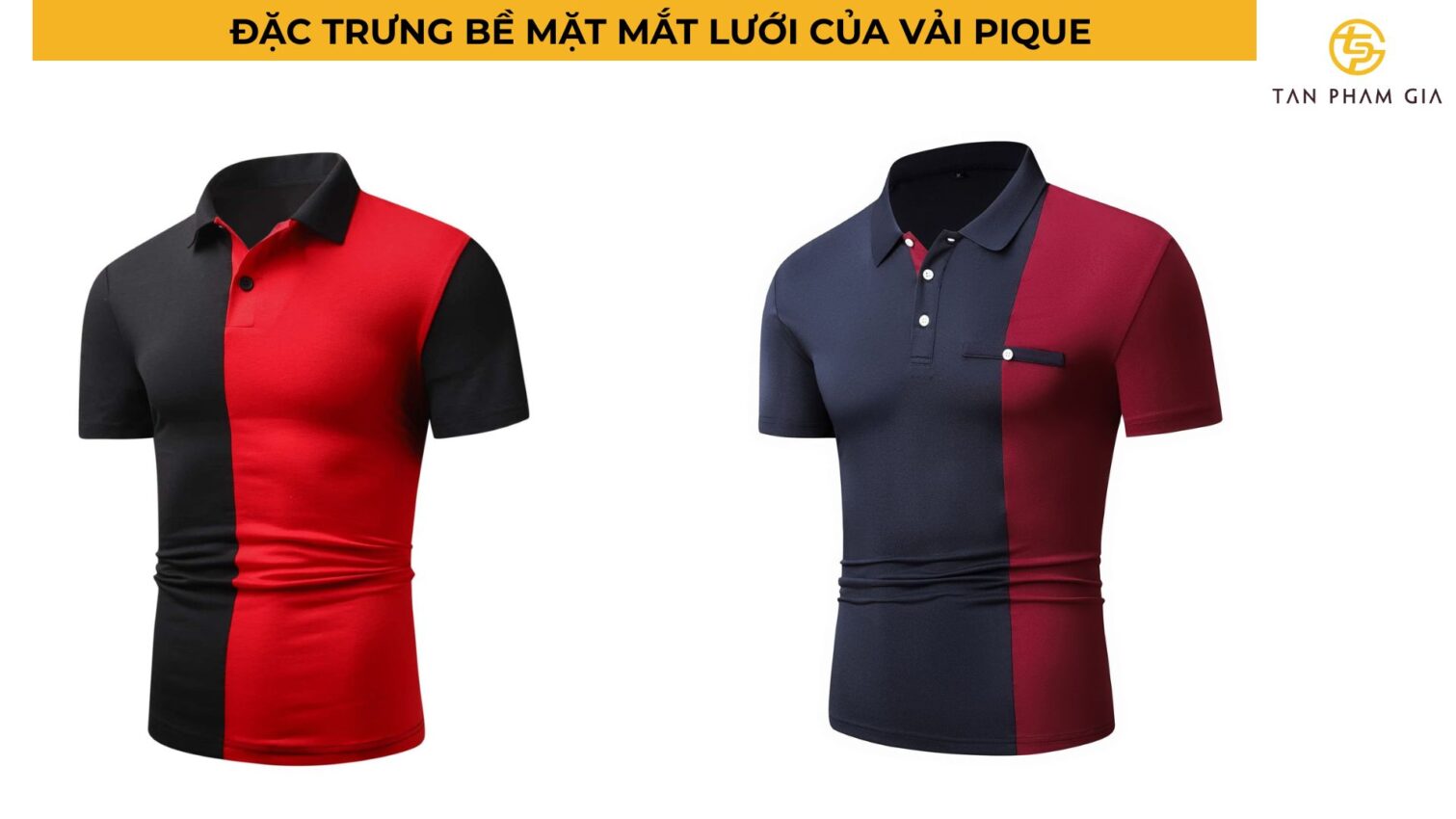 Áo thun đồng phục chất liệu pique