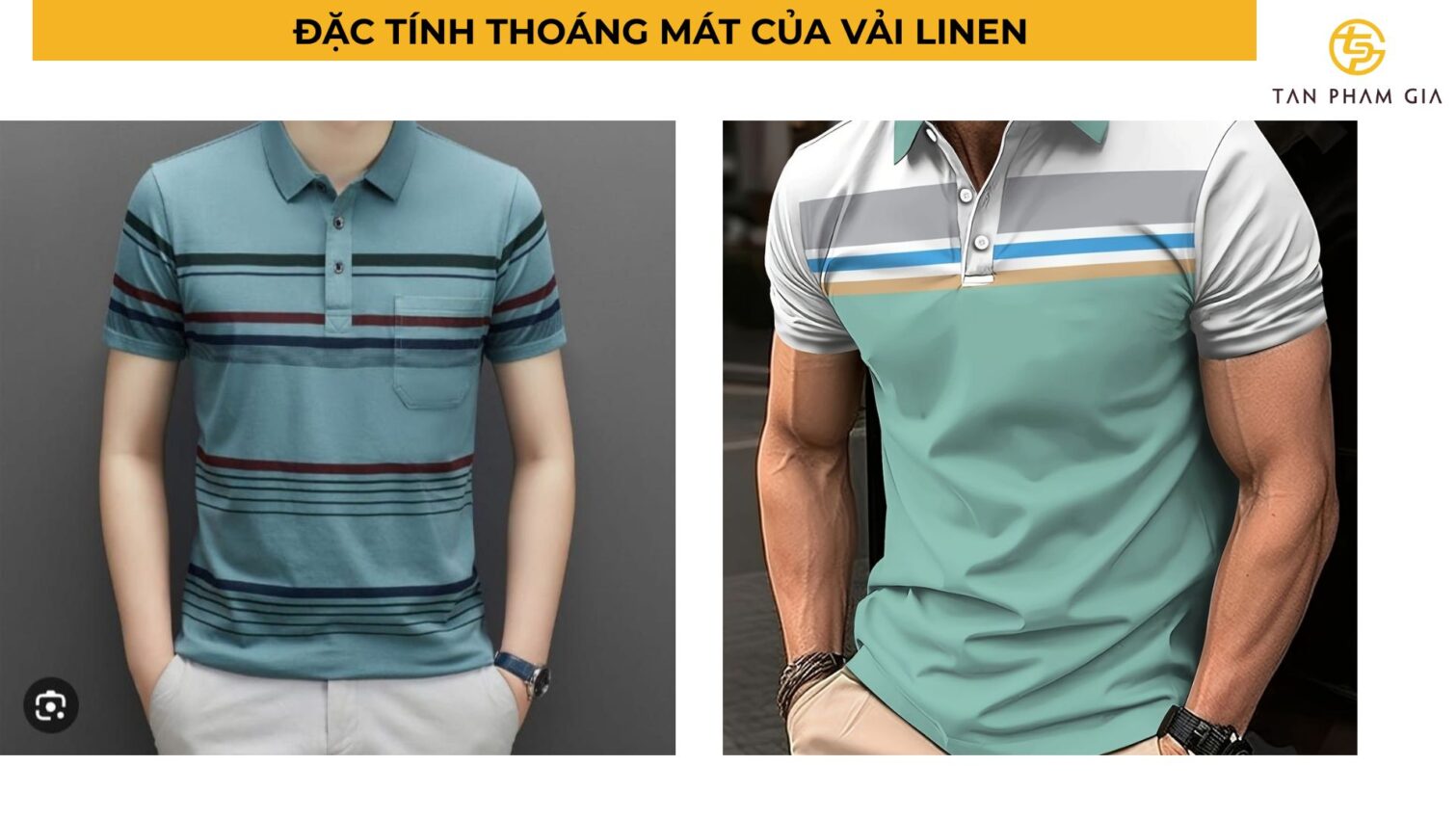 Áo thun đồng phục chất liệu linen