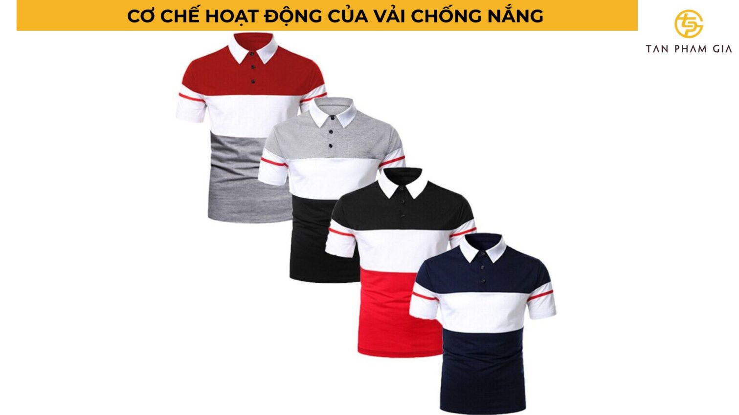 Áo thun đồng phục chất liệu chống nắng