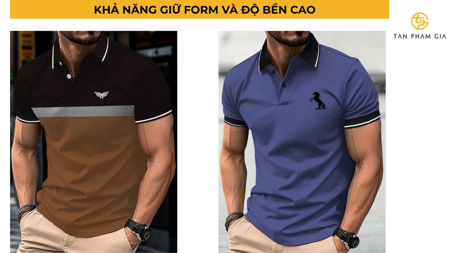 Áo thun đồng phục chất liệu vải dày