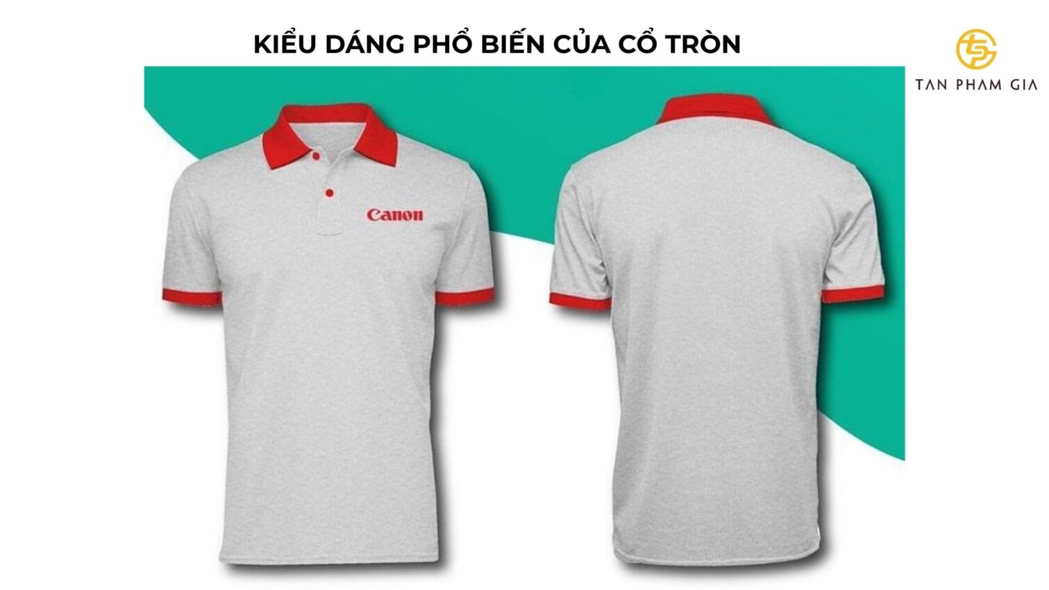 Mẫu áo thun đồng phục cổ tròn