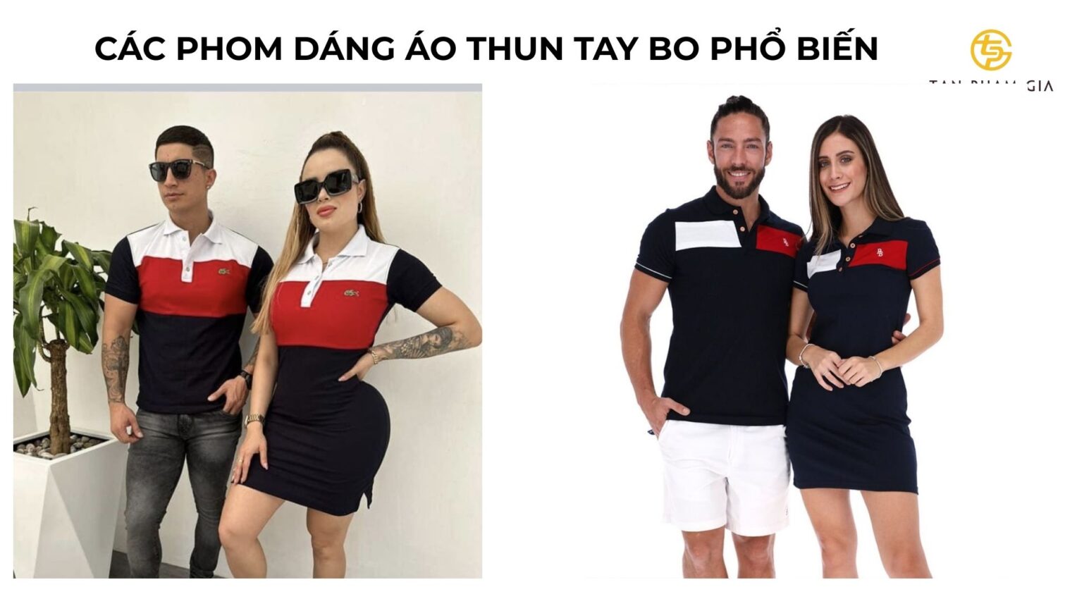 Mẫu áo thun đồng phục tay bo