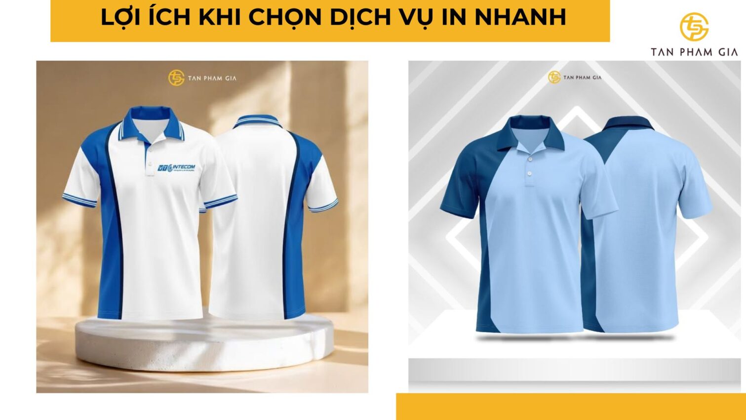 In áo thun đồng phục nhanh chóng