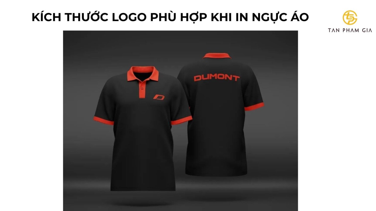 Mẫu áo thun đồng phục in logo ngực