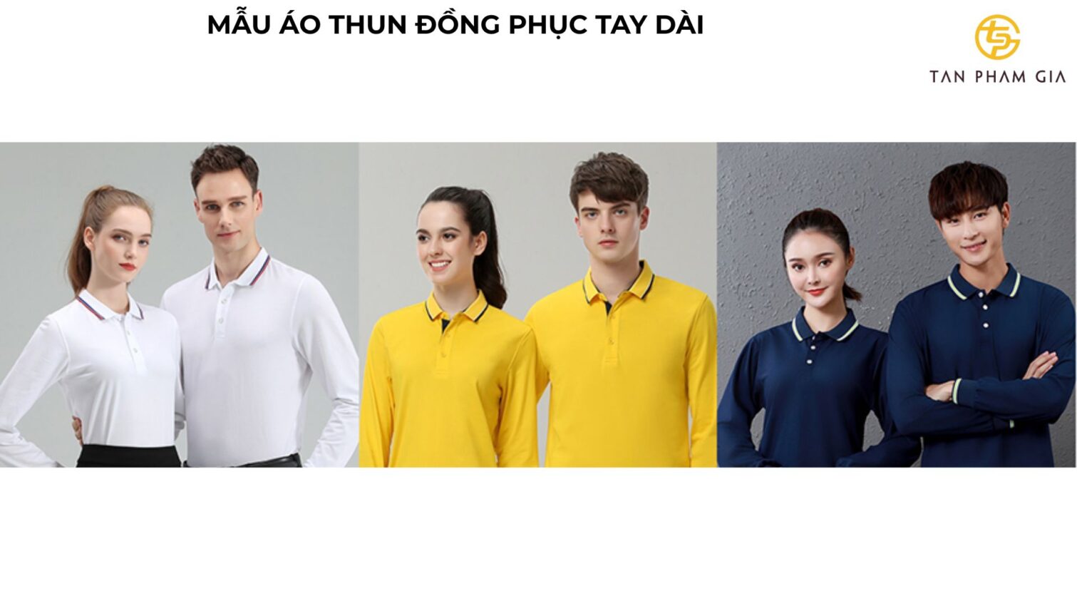 Mẫu áo thun đồng phục tay dài