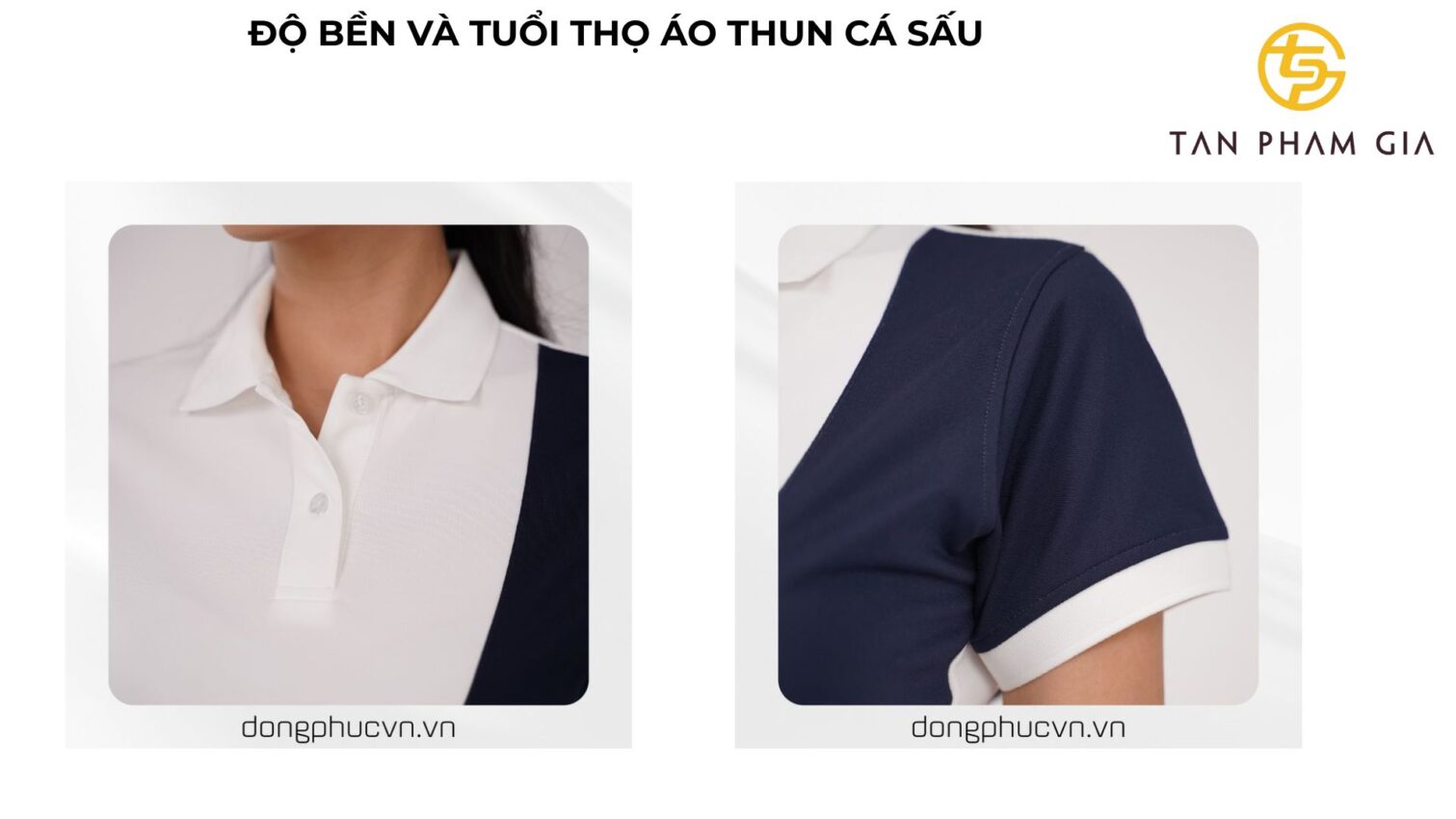 Áo thun đồng phục chất liệu cá sấu