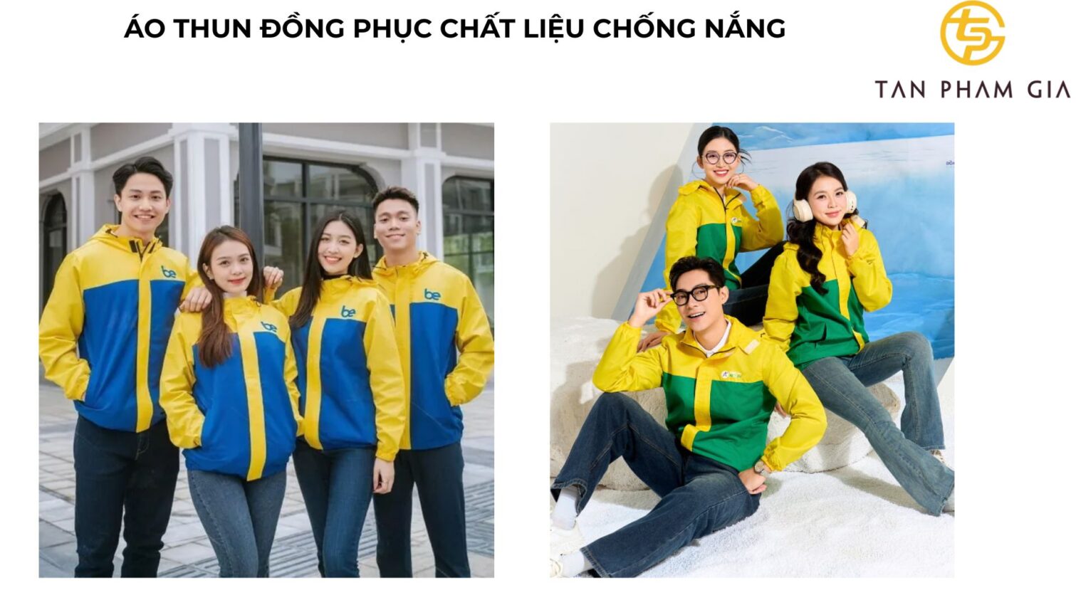 Áo thun đồng phục chất liệu chống nắng