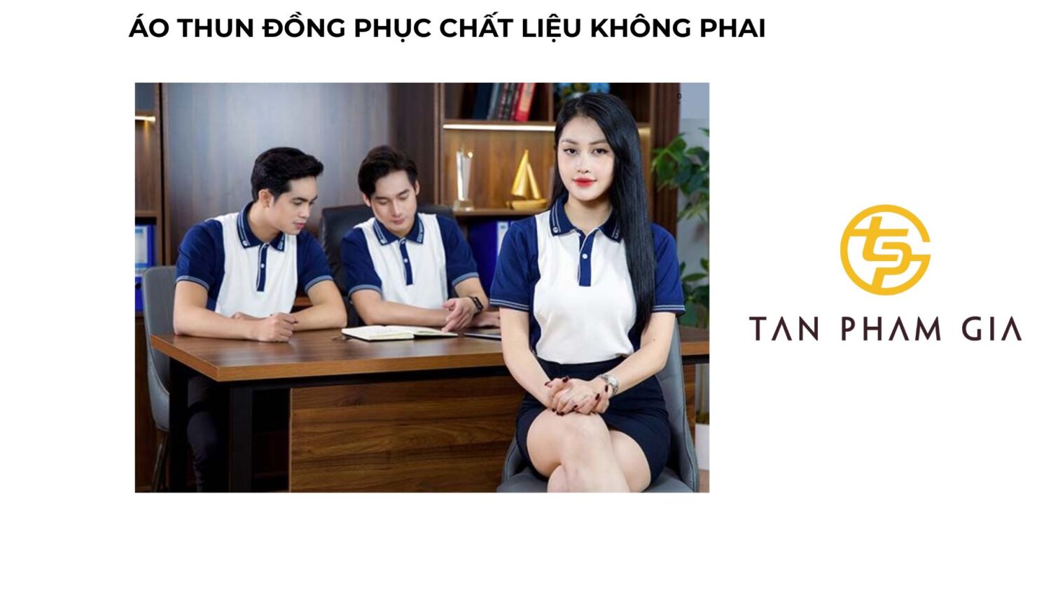 Áo thun đồng phục chất liệu không phai