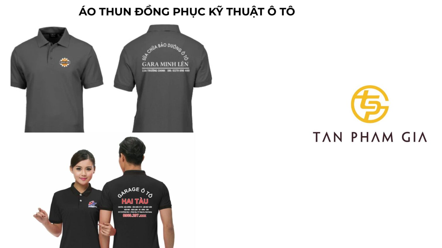 Áo thun đồng phục kỹ thuật ô tô