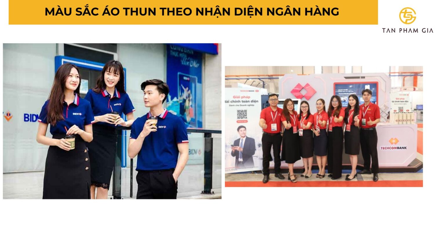 In áo thun đồng phục cho ngân hàng