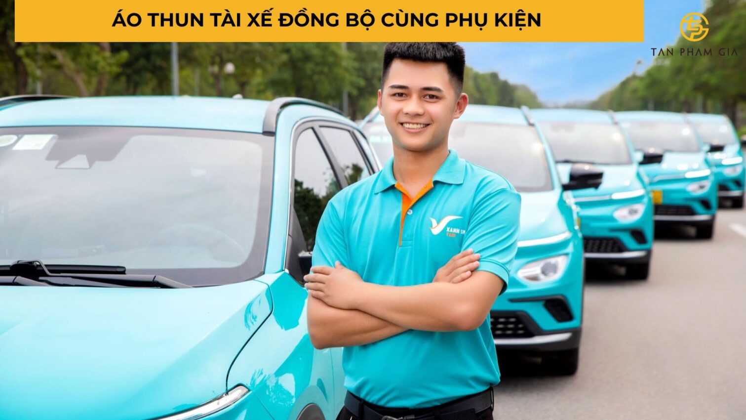 In áo thun đồng phục cho tài xế