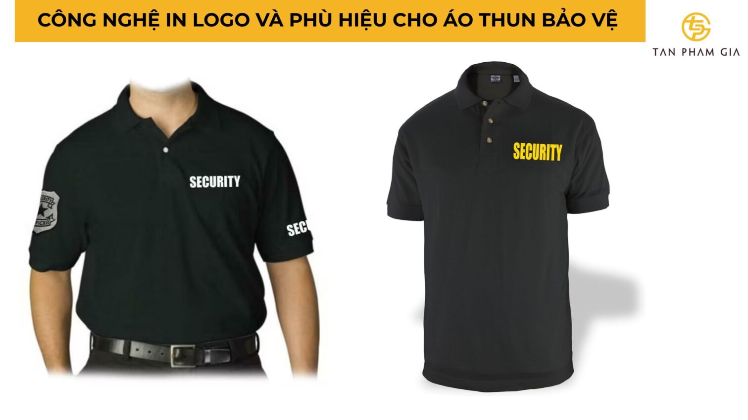In áo thun đồng phục cho bảo vệ