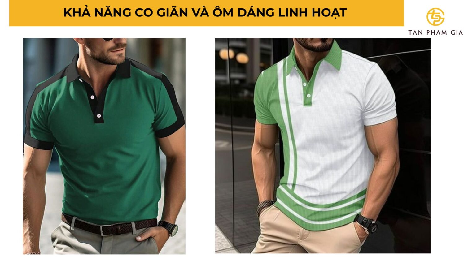 Áo thun đồng phục chất liệu spandex