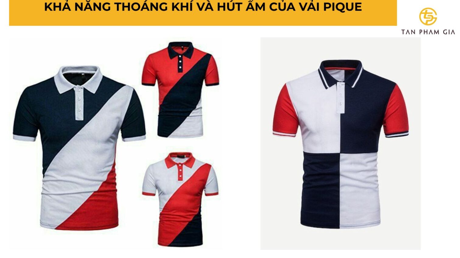 Áo thun đồng phục chất liệu pique