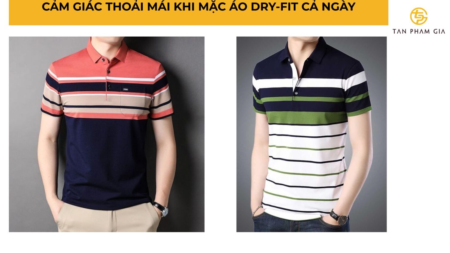 Áo thun đồng phục chất liệu dry-fit