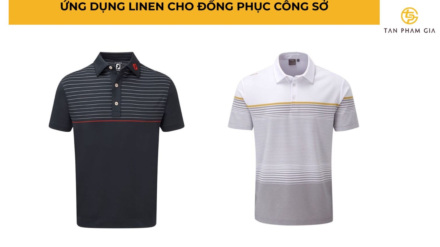 Áo thun đồng phục chất liệu linen
