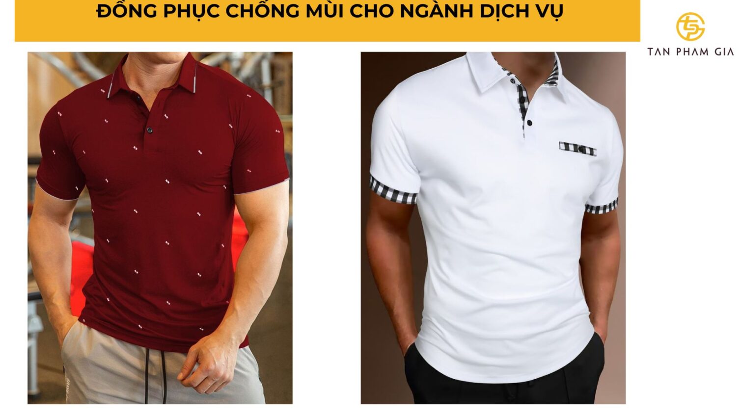 Áo thun đồng phục chất liệu chống mùi