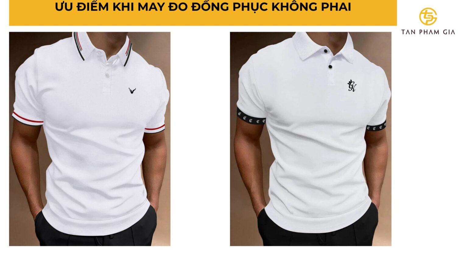 Áo thun đồng phục chất liệu không phai