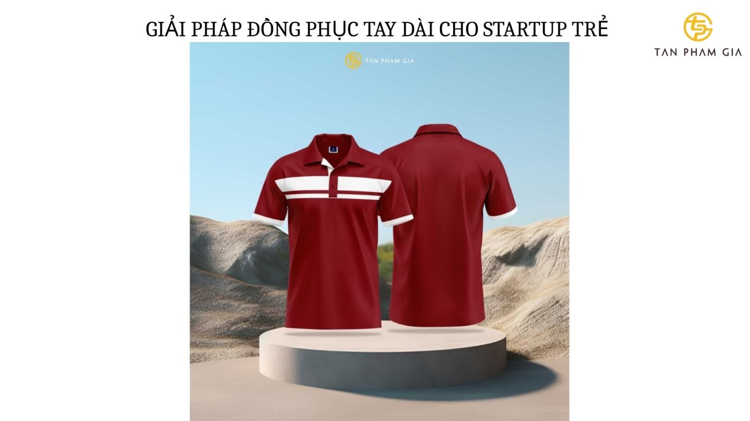 Mẫu áo thun đồng phục tay dài