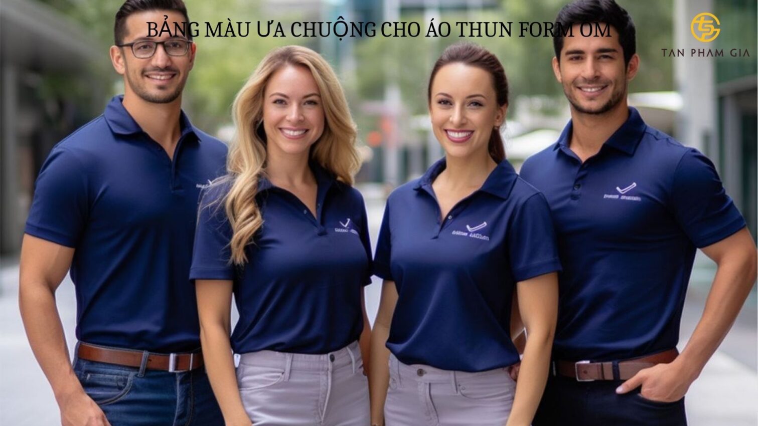 Mẫu áo thun đồng phục form ôm