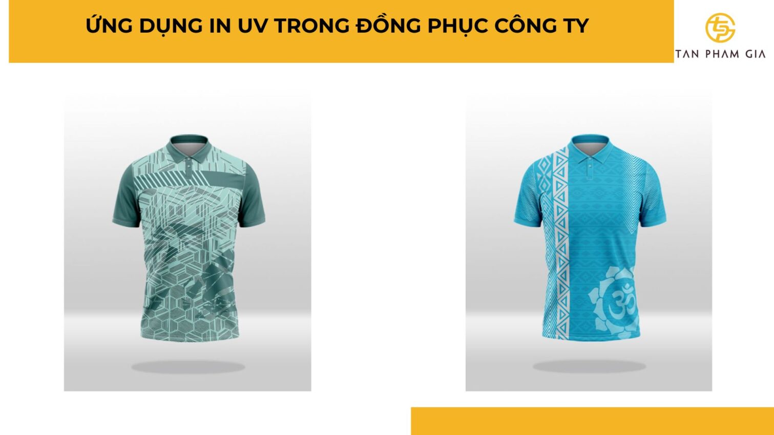 In áo thun đồng phục kỹ thuật in UV