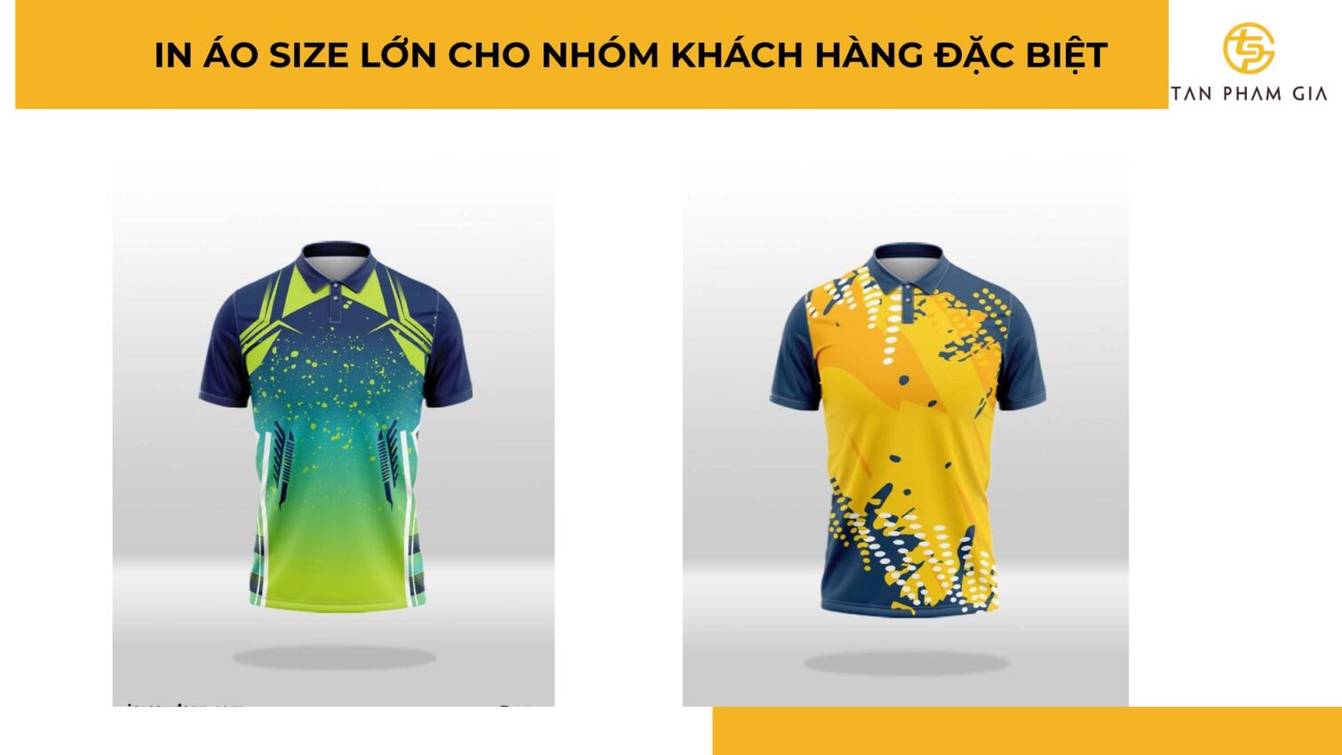 In áo thun đồng phục theo kích thước