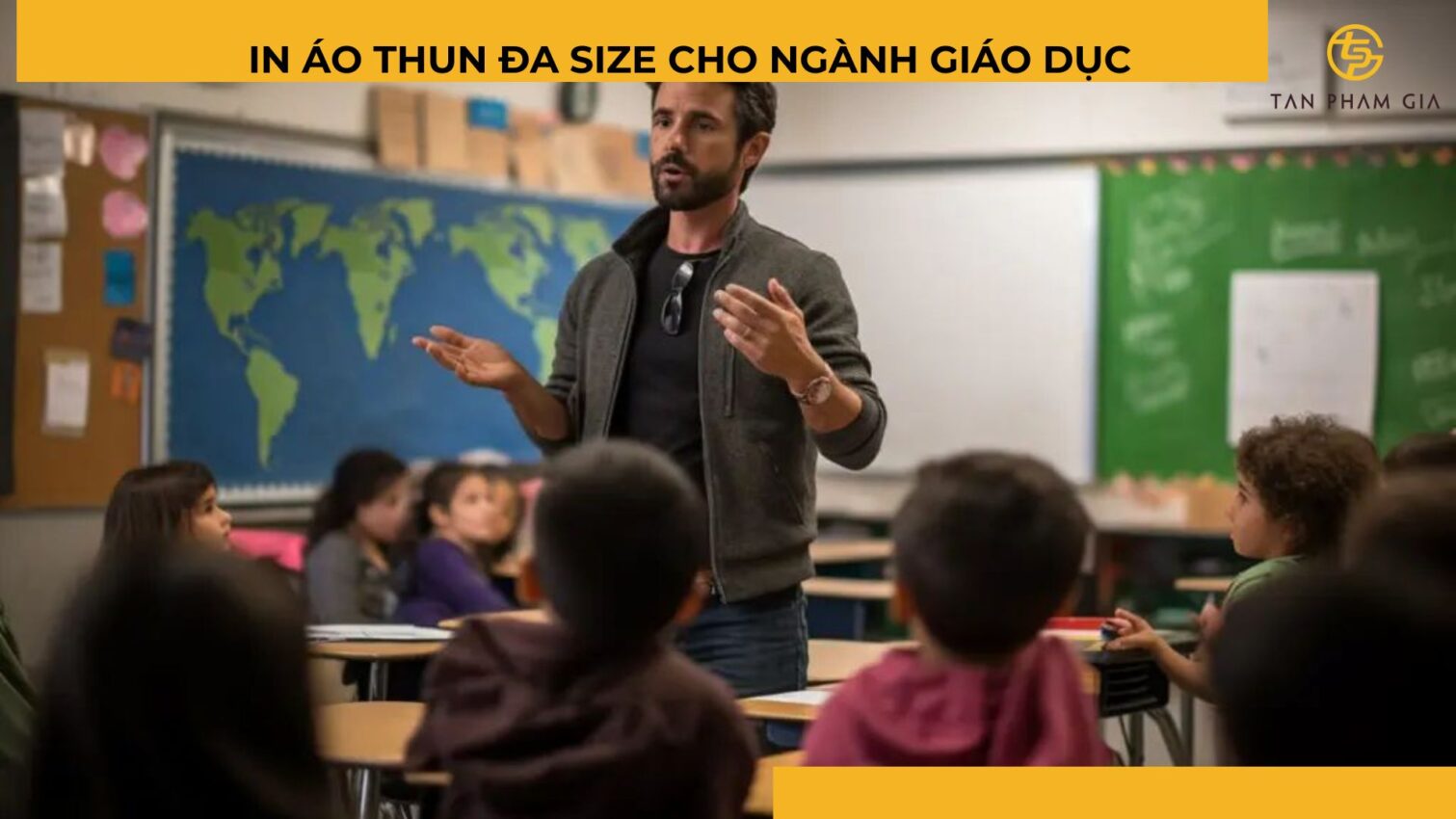 In áo thun đồng phục nhiều size
