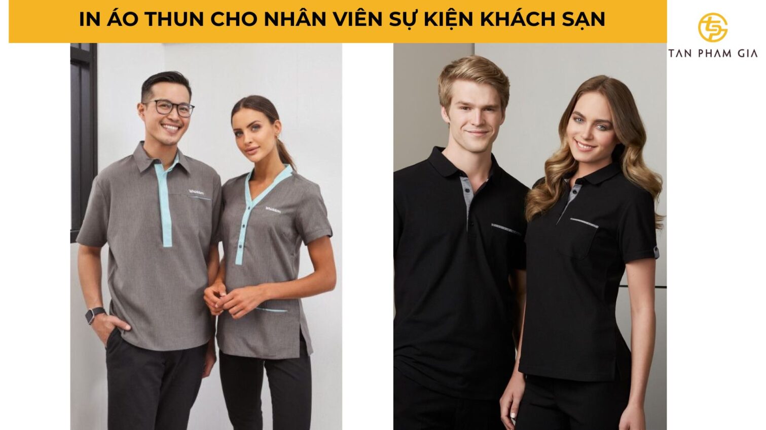 In áo thun đồng phục cho khách sạn