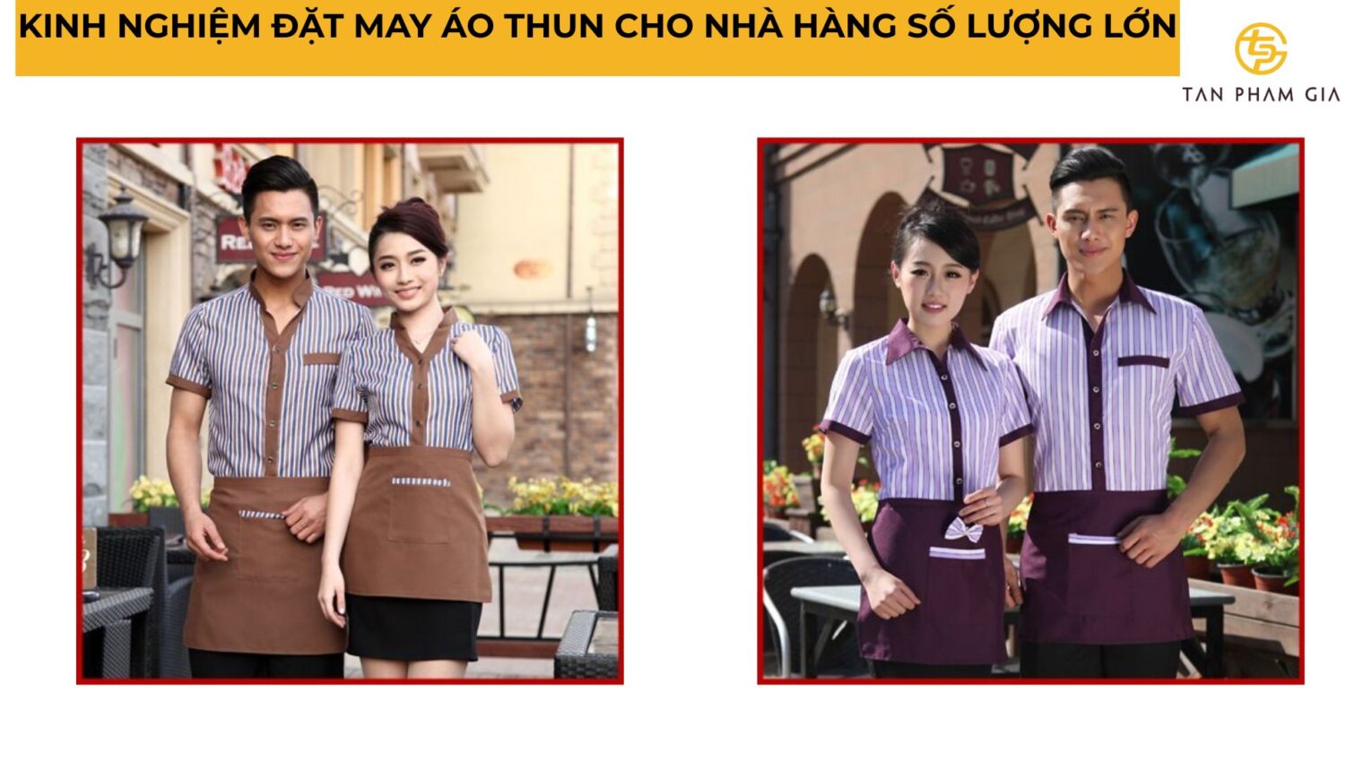 In áo thun đồng phục cho nhà hàng