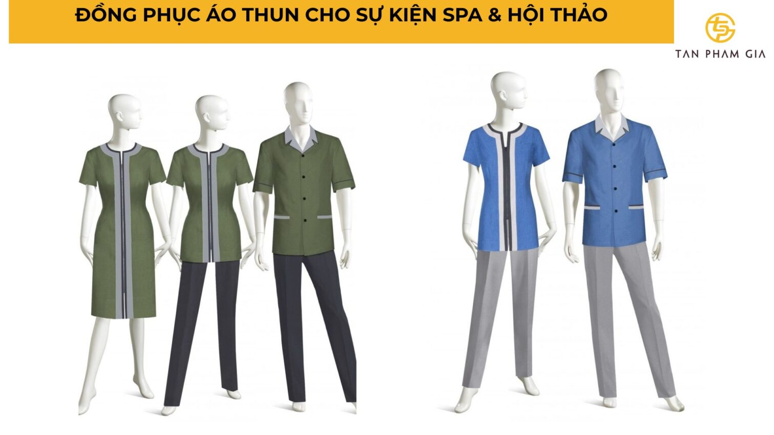 In áo thun đồng phục cho spa