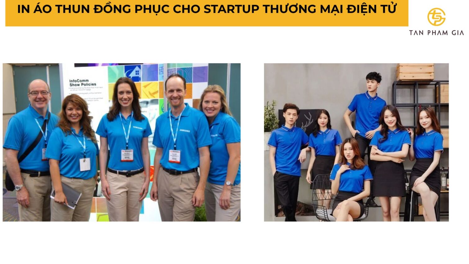 In áo thun đồng phục cho startup