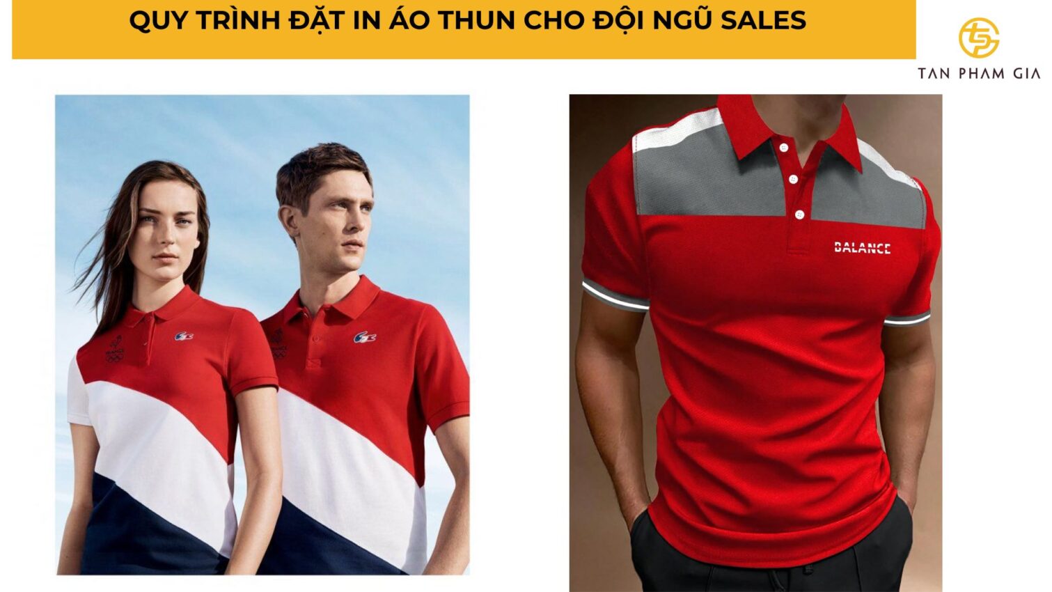 In áo thun đồng phục cho sales