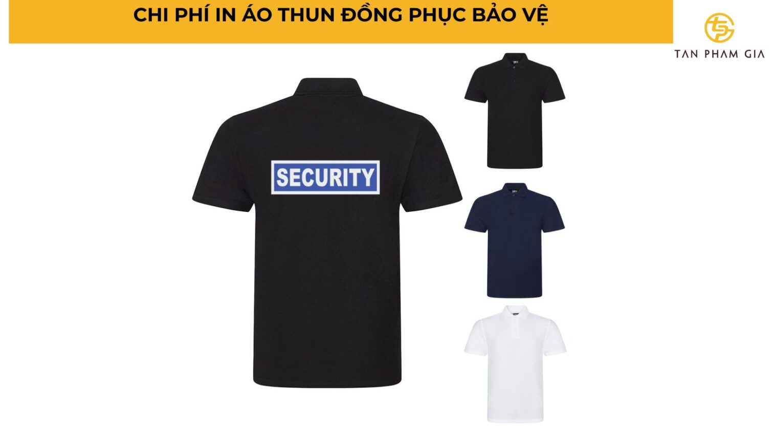 In áo thun đồng phục cho bảo vệ