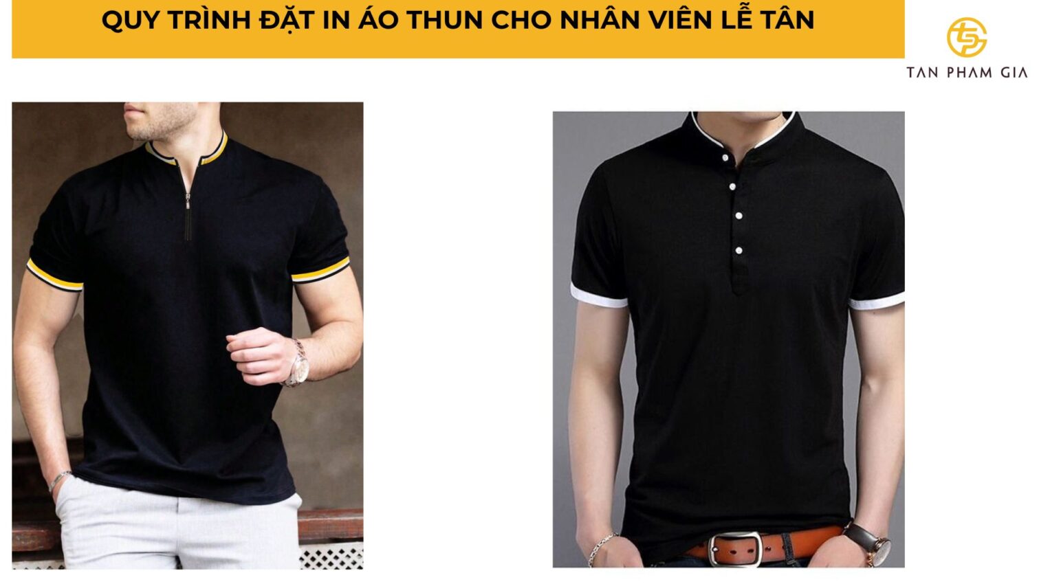 In áo thun đồng phục cho lễ tân
