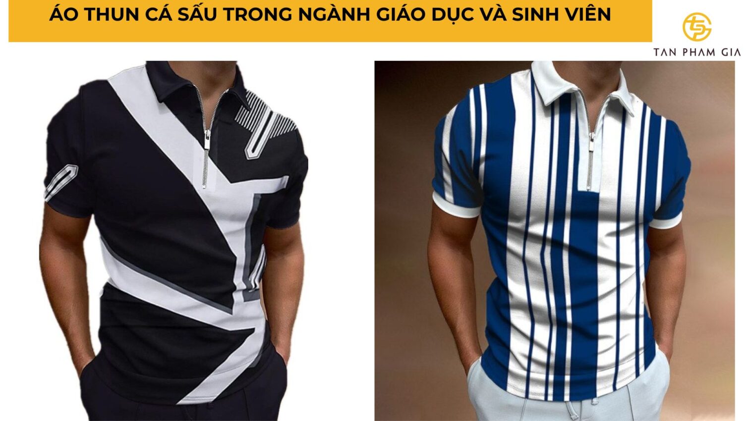 Áo thun đồng phục chất liệu cá sấu