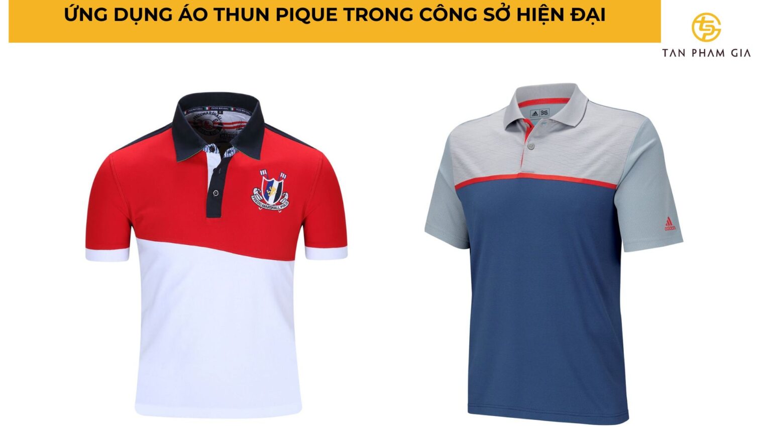 Áo thun đồng phục chất liệu pique
