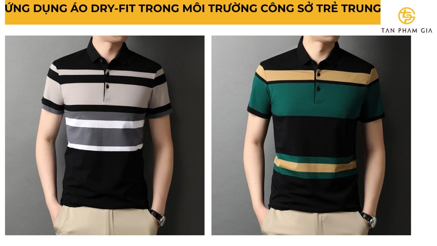 Áo thun đồng phục chất liệu dry-fit