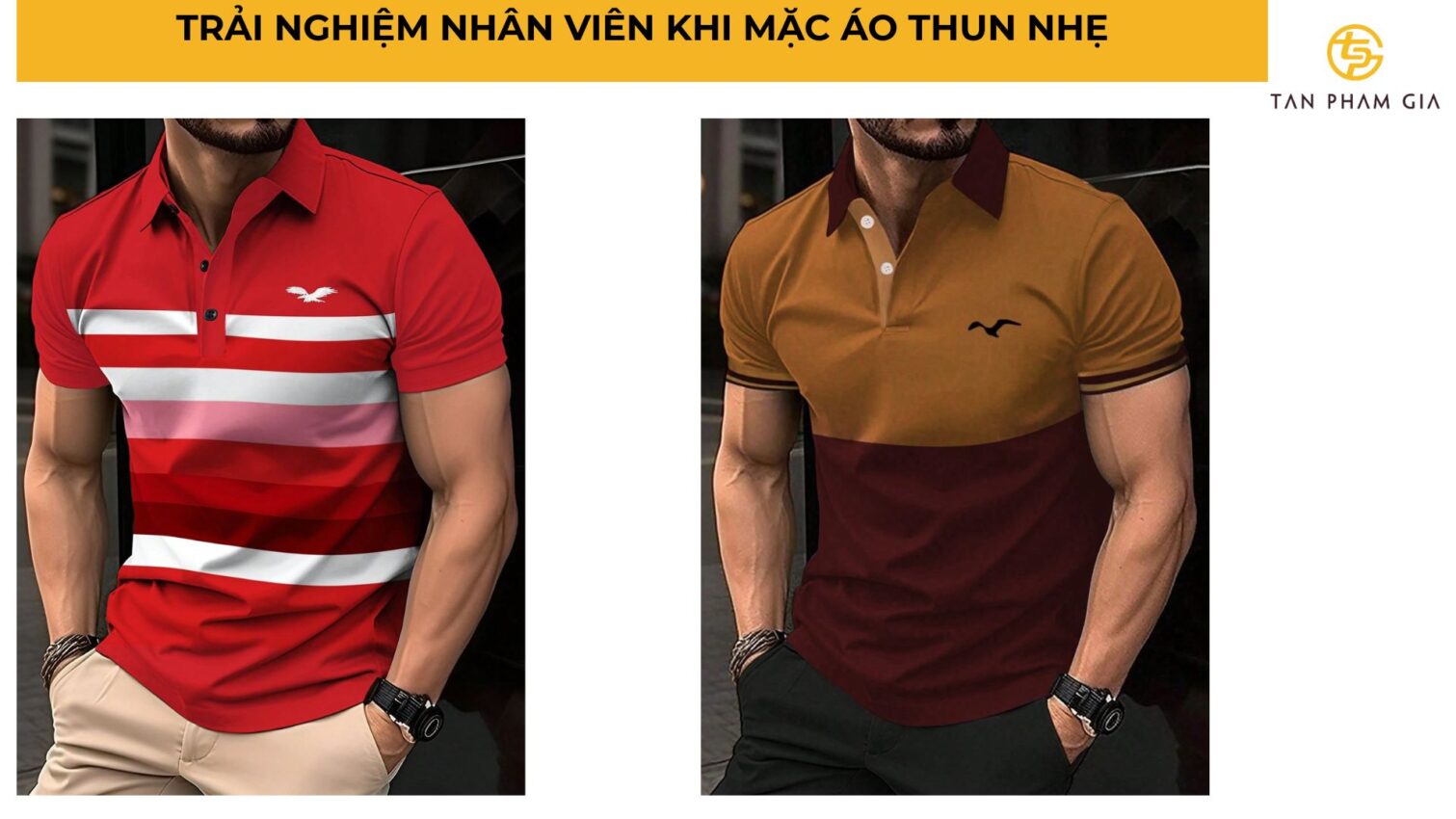 Áo thun đồng phục chất liệu nhẹ mùa hè