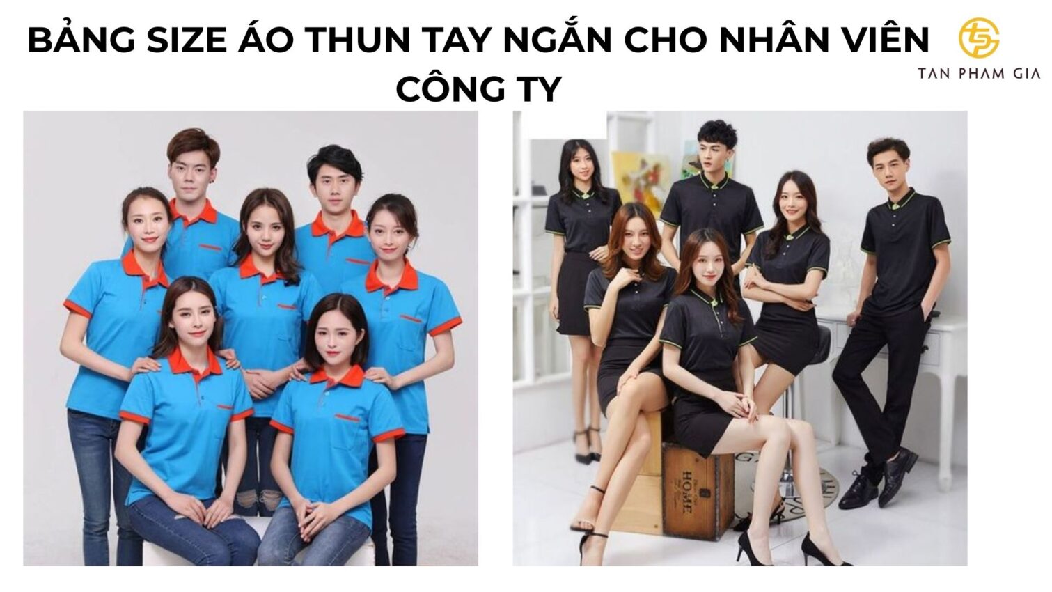 Mẫu áo thun đồng phục tay ngắn